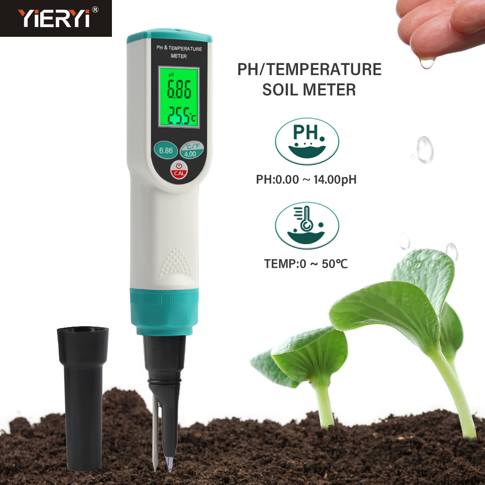 Ph Meter Digital Water Tester - 고정밀 토양 PH 측정기 0.00~14.00pH 야외