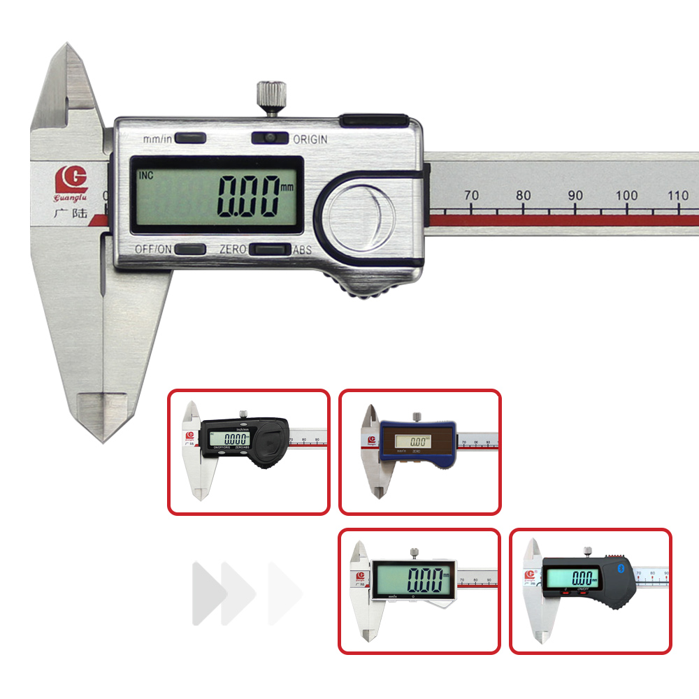 Digital Caliper 150Mm Stainless Steel - 광루 고정밀/블루투스/절대값/태양광 디지털 캘리퍼스 0-150/200/300mm, 길이