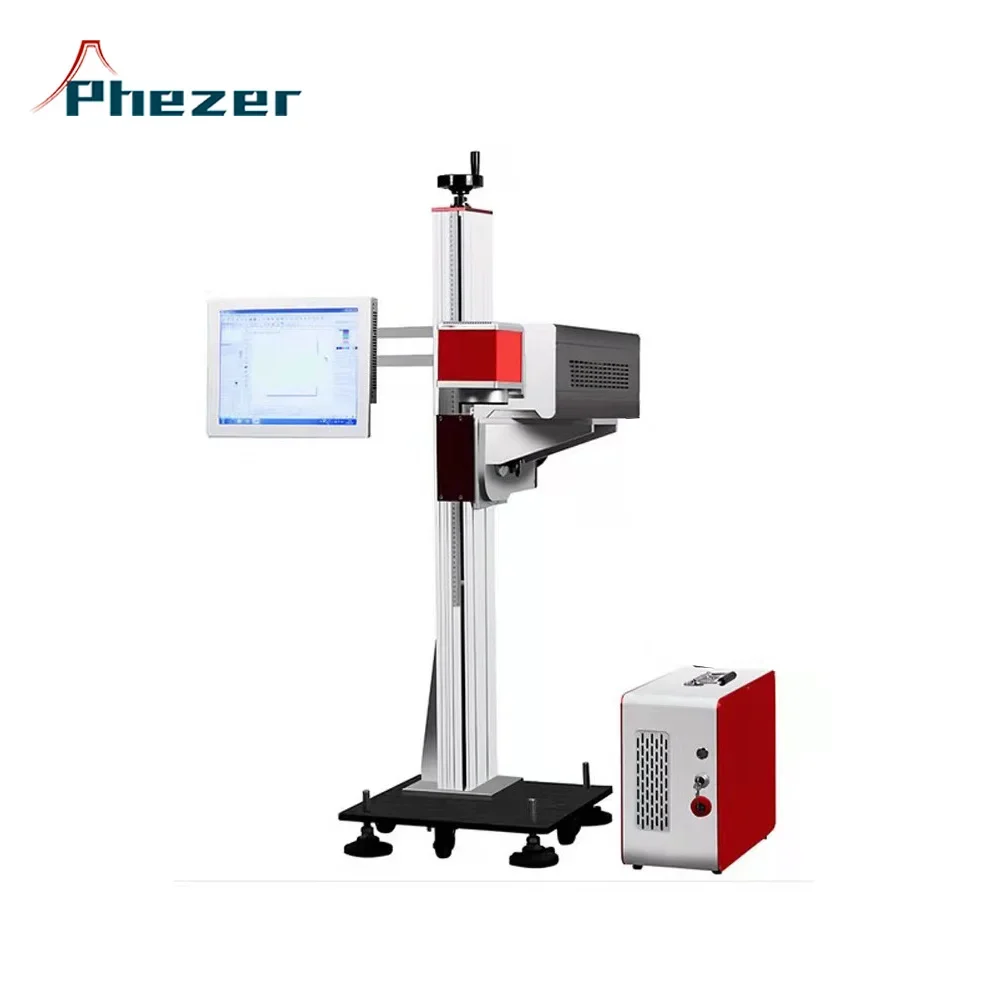 Fiber Laser Marking Machine 30W - 레이저 마킹 PE HDPE PVC 파이프/가방/병