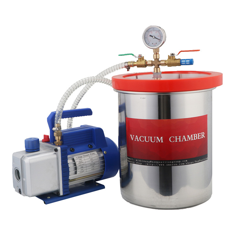 단일 스테이지 진공 펌프 키트 3.5cfm + 2갤런  - Vacuum Chamber Kit With Pump 리뷰 및 가격