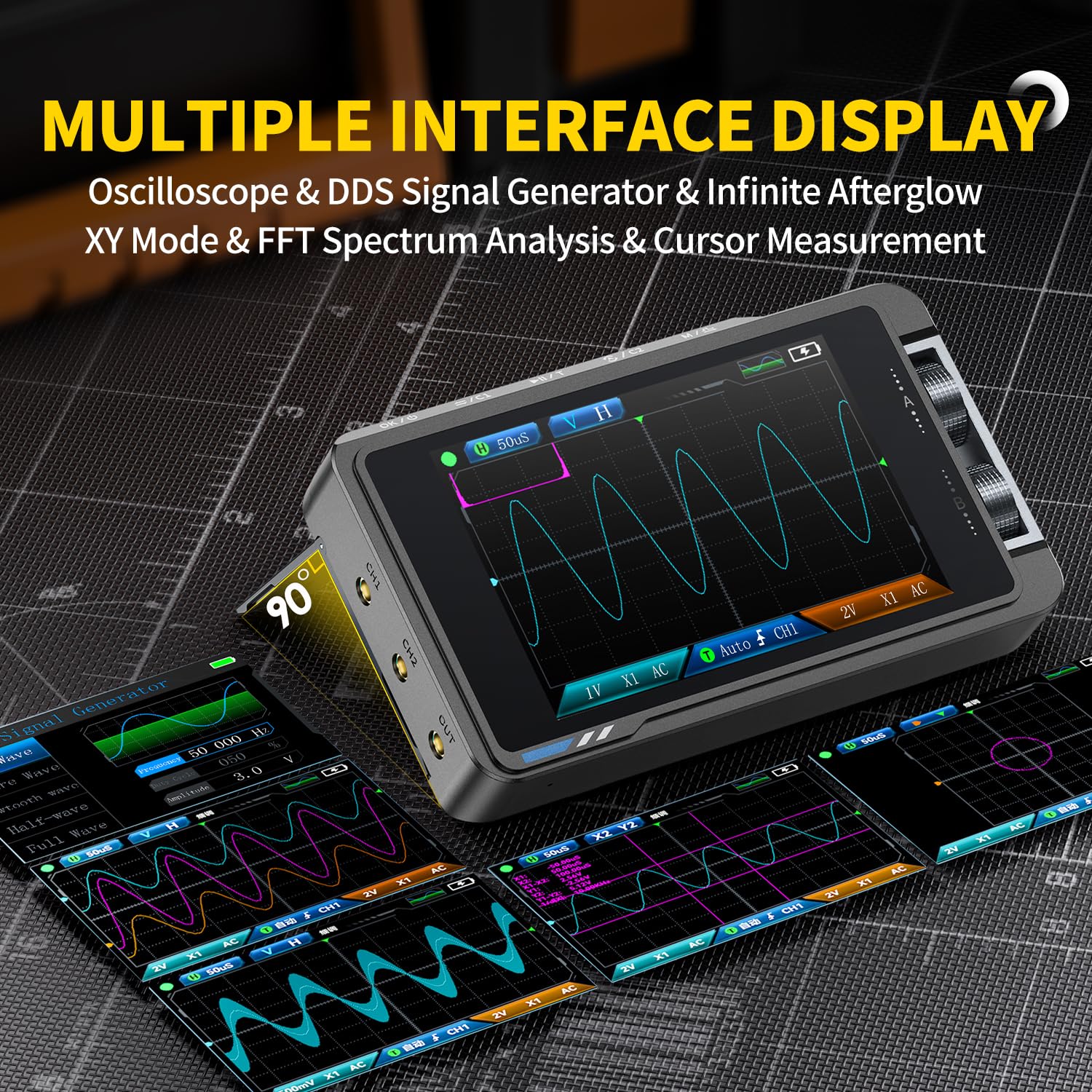 FNIRSI DS215H 디지털 오실로스코프, 2채널, - Fnirsi Digital Oscilloscope Handheld 리뷰 및 가격