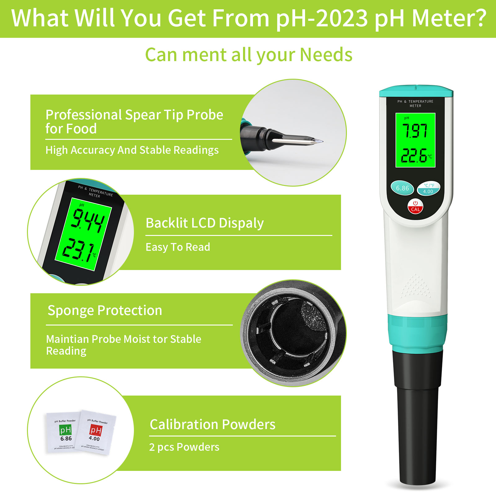 고정밀 토양 PH 측정기 0.00~14.00pH 야외  - Ph Meter Digital Water Tester 리뷰 및 가격