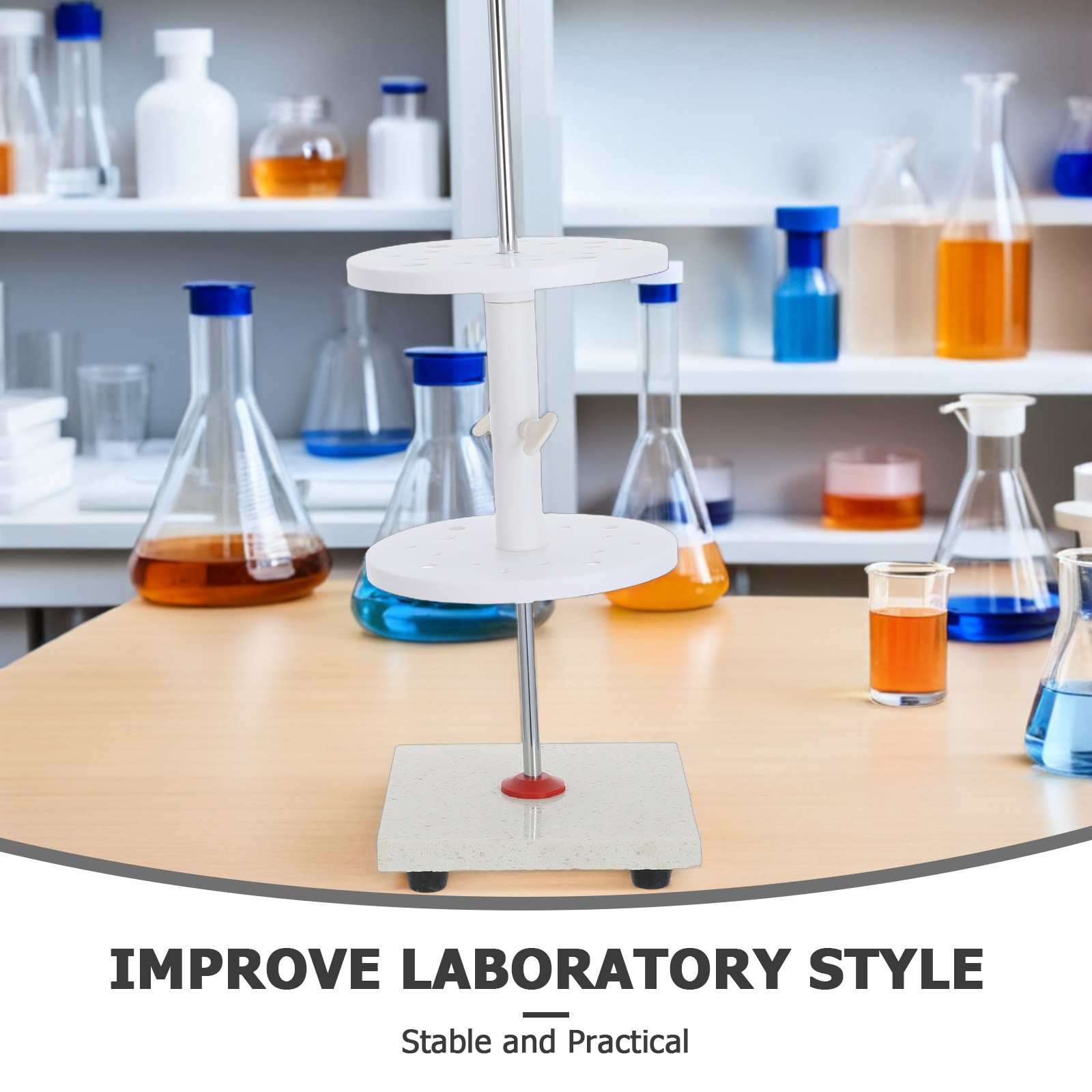 대리석 피펫 보관대, 16구 회전식, 산 및 알칼리에  - Lab Equipment 리뷰 및 가격