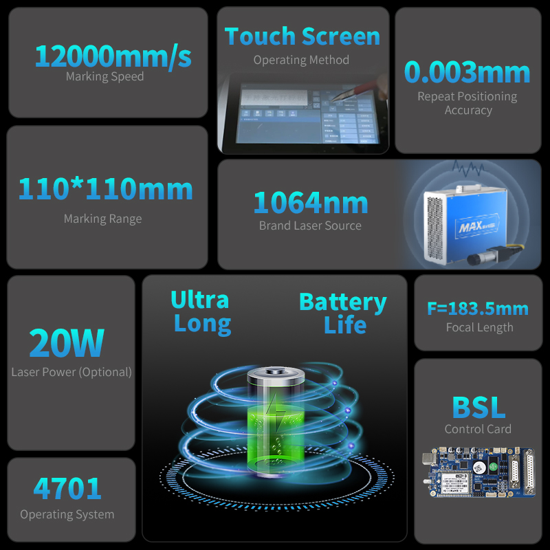 좋은 가격 20w 30w 50w 광학 미니 휴대용 핸드 - Fiber Laser Marking Machine 30W 리뷰 및 가격