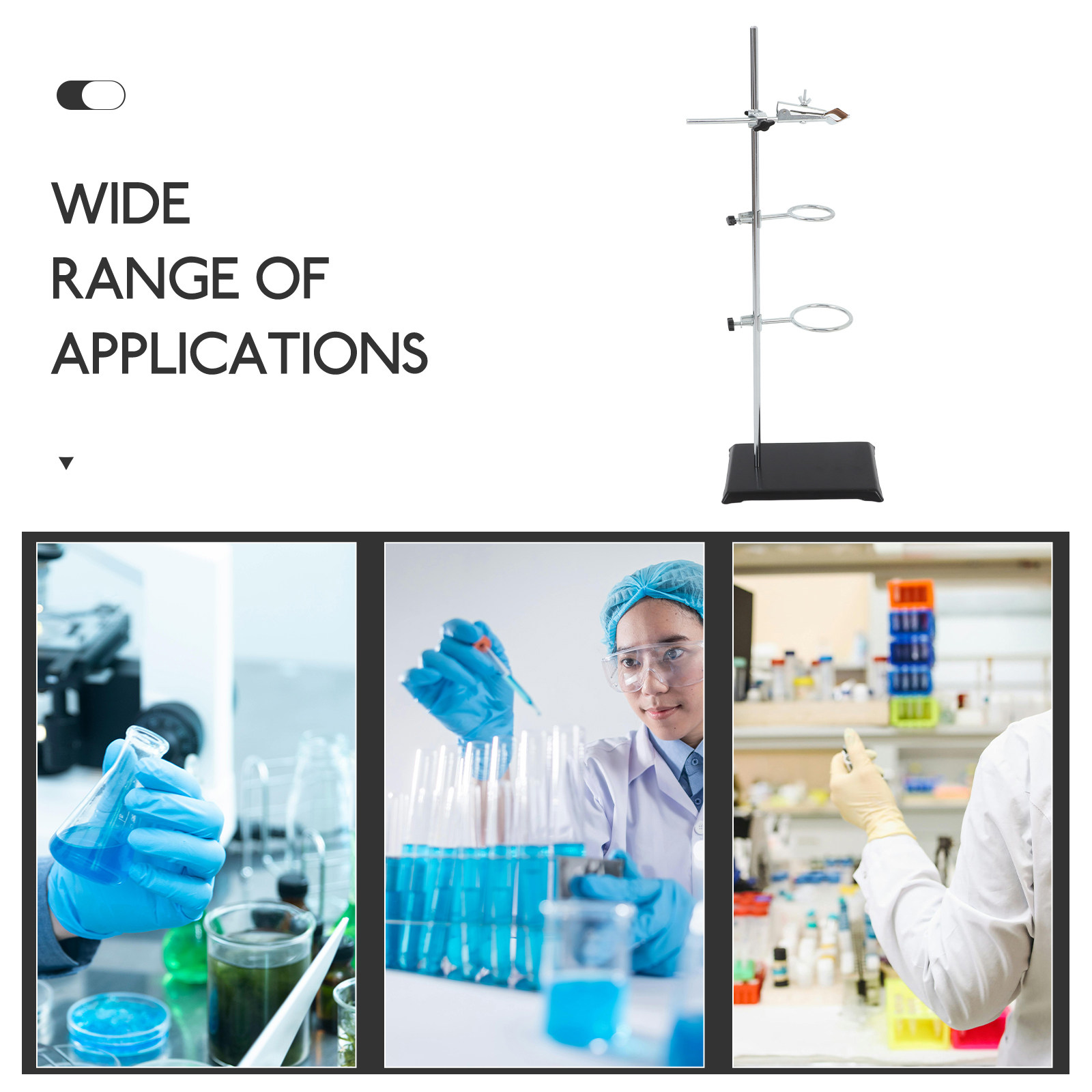 실험실용 철제 스탠드, 스테인리스 스틸 클램프 링 홀더 - Lab Equipment 리뷰 및 가격