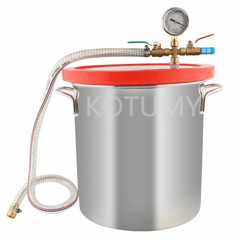 7.2L/12L/20L 스테인리스 스틸 진공 탈기 챔버 - Vacuum Chamber Kit With Pump 리뷰 및 가격