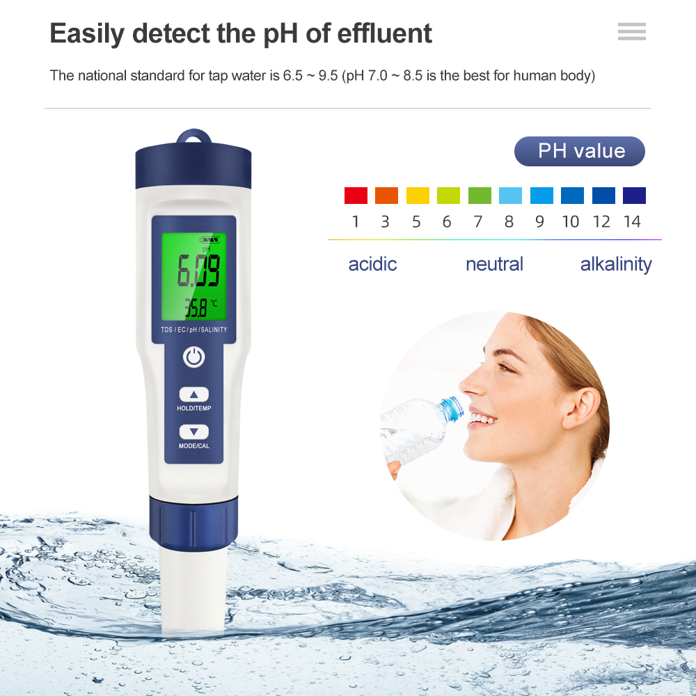 수영장 식수 수족관 모니터용 전문 수질 테스터, TDS - Ph Meter Digital Water Tester 리뷰 및 가격