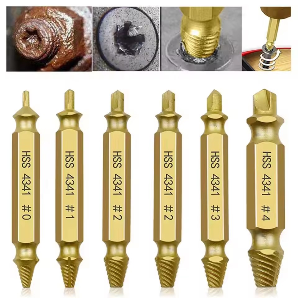 손상된 나사 제거 드릴 비트 세트, 벗겨진 나사/볼트  - Industrial Tools 리뷰 및 가격